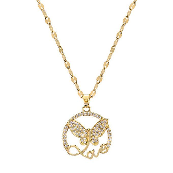 Collier love butterfly